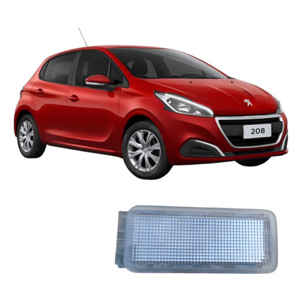 Lanterna Suporte Bagagito Esquerdo Peugeot 208 2019 Prata Prata