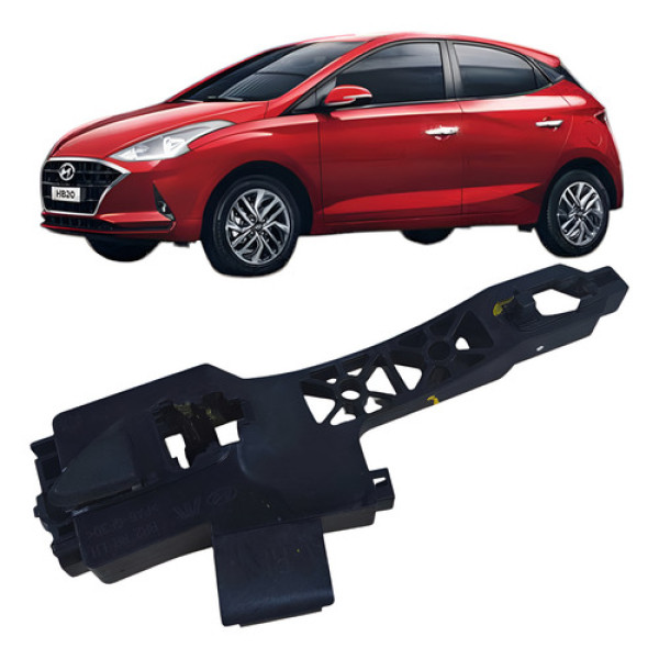 Suporte Maçaneta Externa Traseiro Esquerdo Hyundai Hb20 2021 Dourado Traseira