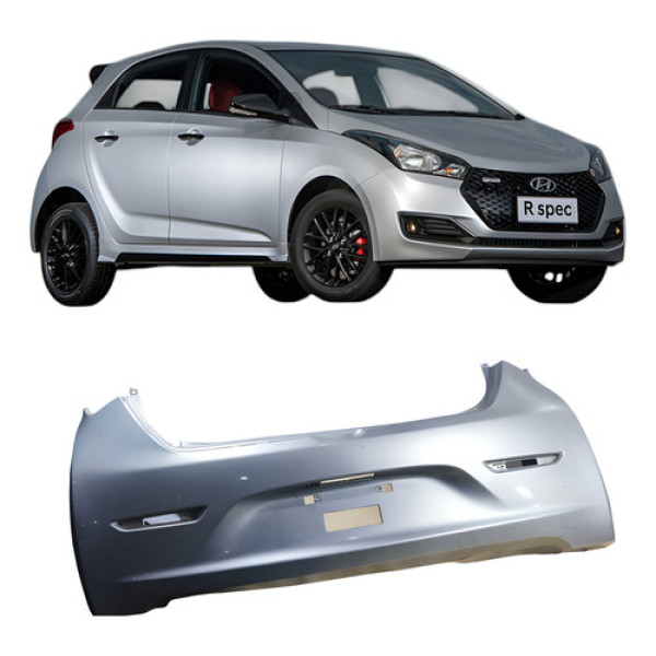 Para Choque Traseiro Hyundai Hb20 2013 1.0 3c 866111s000 Prata