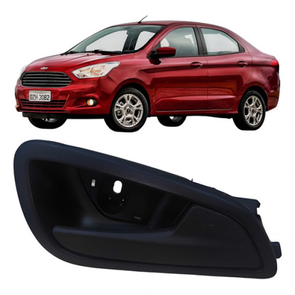 Maçaneta Interna Traseiro Direito Ford Ka Se 2018 E3b5a2266 Branco Traseira