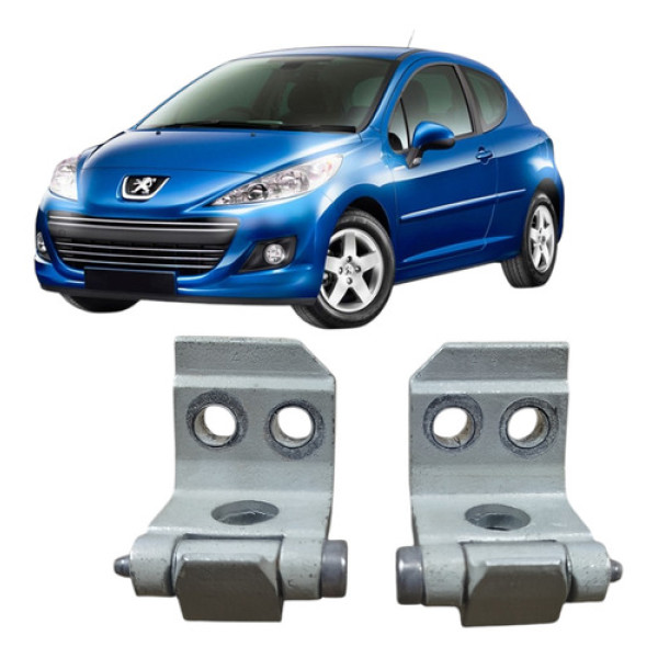 Par Dobradica Peugeot 207 2010 2011 Dianteiro Esquerdo