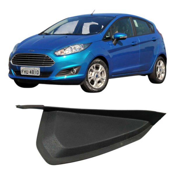 Moldura Painel Lado Direito Ford New Fiesta 2014 A 2018 Preto