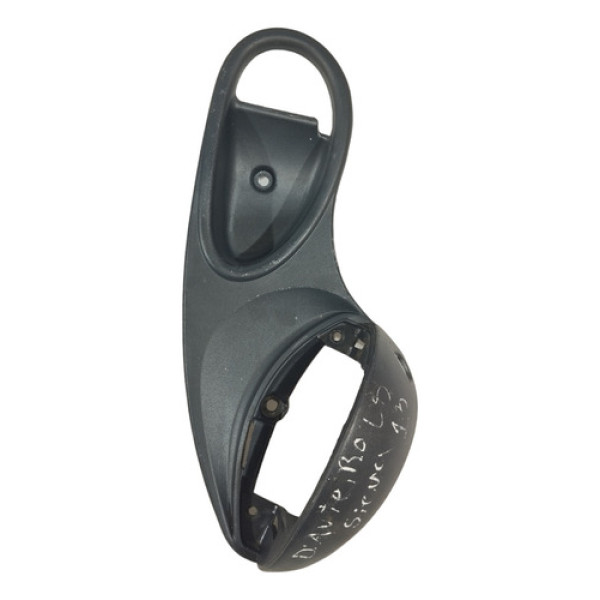 Moldura Maçaneta Interna Dianteira Esquerda Fiat Siena 2000 Cinza Dianteira