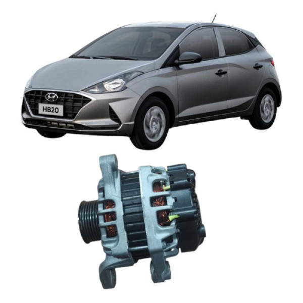 Alternador Hyundai Hb20 1.0 Sense Flex 2020 3730004626 