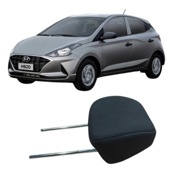  Encosto Cabeça Dianteira Hb20 2020 1.0 3c Original  Preto