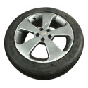 Roda Liga Aro 17 5 Furos Chevrolet Cruze 2013 1.8 Original Prateado