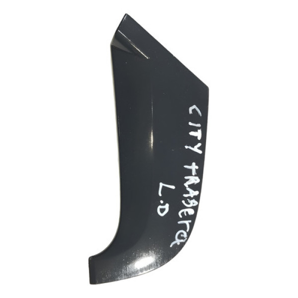 Acabamento Moldura Externo Porta Traseiro Direito City 2011 Preto Direito Traseira