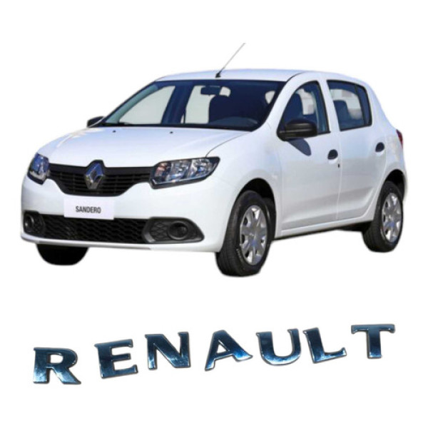 Letreiro Tampa Traseira Renault Sandero 2017 . .