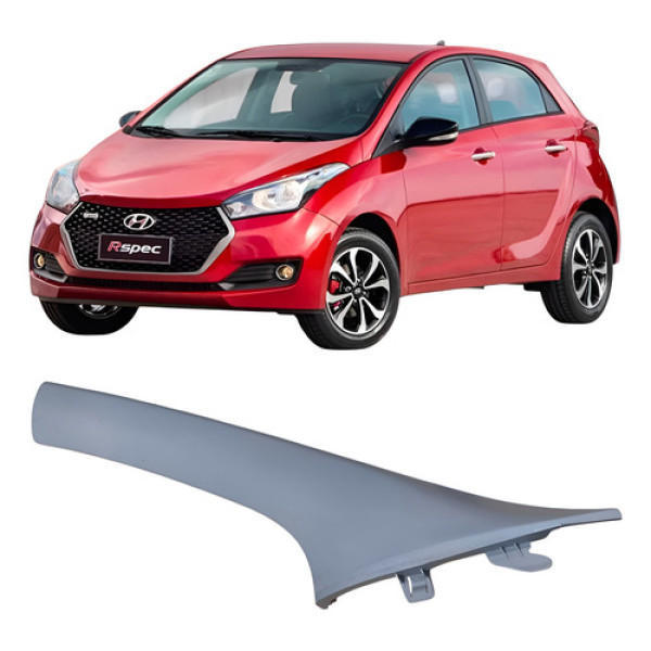 Acabamento Coluna Parabrisa Esquerda Hyundai Hb20 858101s000 Branco