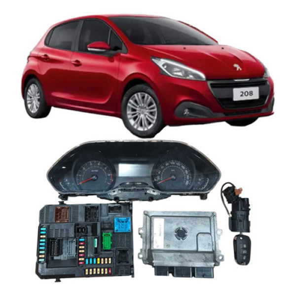 Kit Code Módulo Injeção Peugeot 208 2019 1.2 3c 980061001