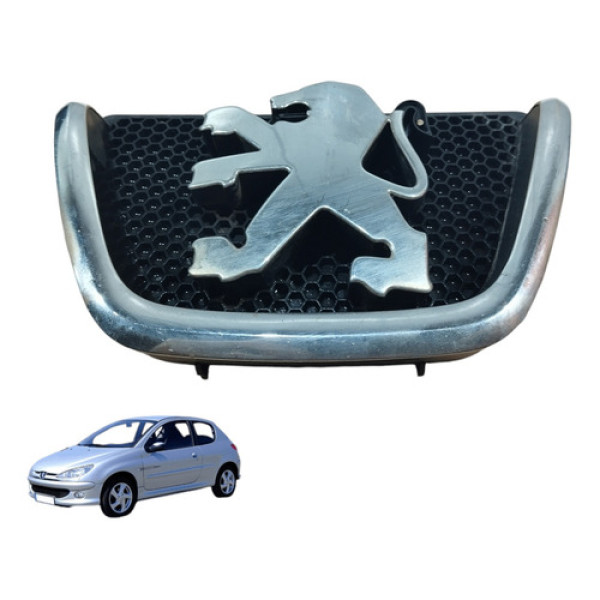 Emblema Grade Dianteiro Peugeot 206 1999 A 2008 1 1