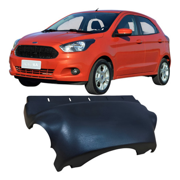 Acabamento Superior Coluna Direção Ford Ka 2015 E3b53530 Preto
