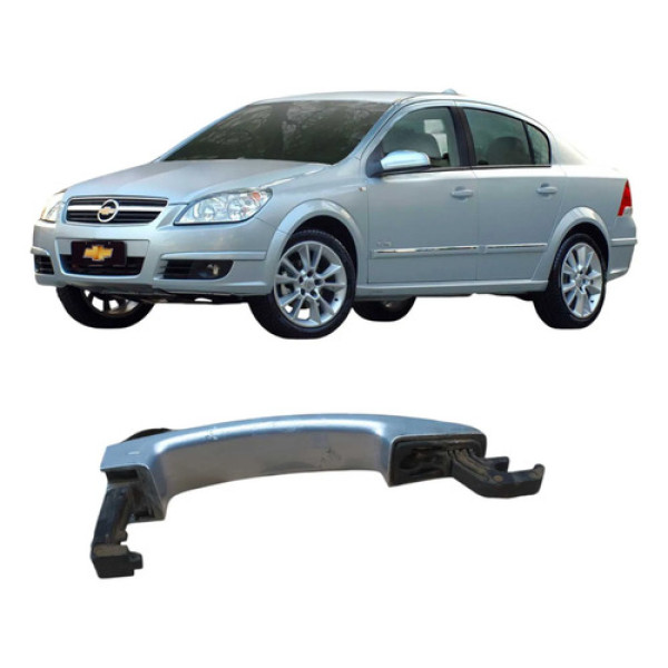 Maçaneta Externa Traseira Esquerda Gm Vectra Elite 2009 Cinza Traseira