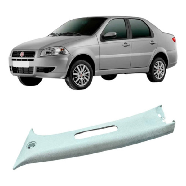 Acabamento Coluna Central Esquerda Fiat Siena 2013 Original