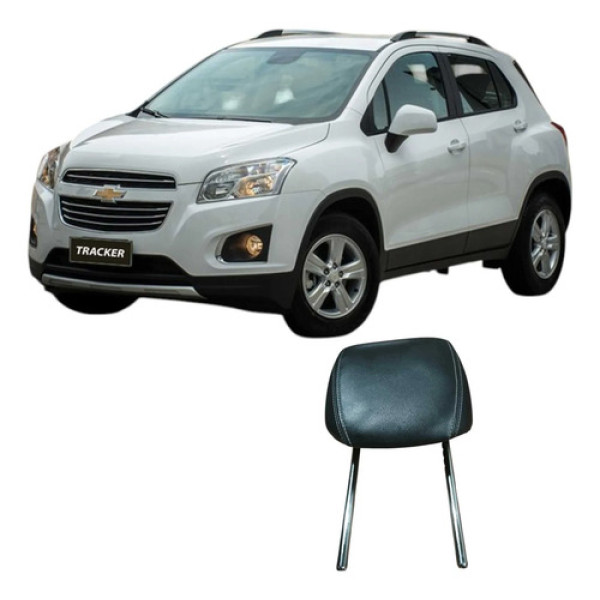 Encosto Cabeça Dianteira Chevrolet Tracker 2015 1.8 Original Prateado