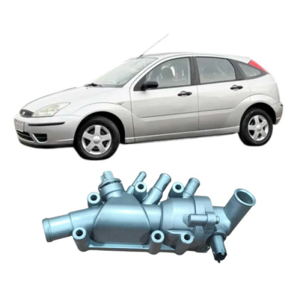  Carcaça Valvula Termostática Ford Focus 2007 1.6 Original