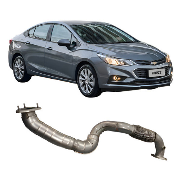 Cano Descarga Escapamento Cruze 1.4 Turbo 2017-2021 .