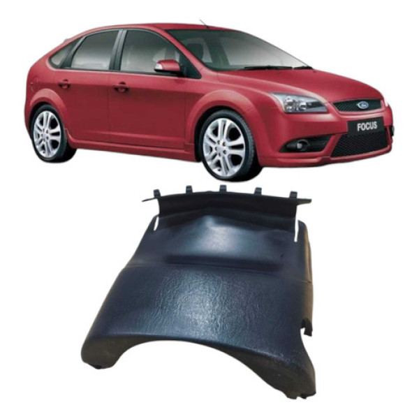 Moldura Superior Coluna Direção Ford Focus 2008 Preto
