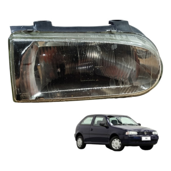 Farol Dianteiro Direito Vw Gol Parati Bola 1995 A 2000 Direito/passageiro