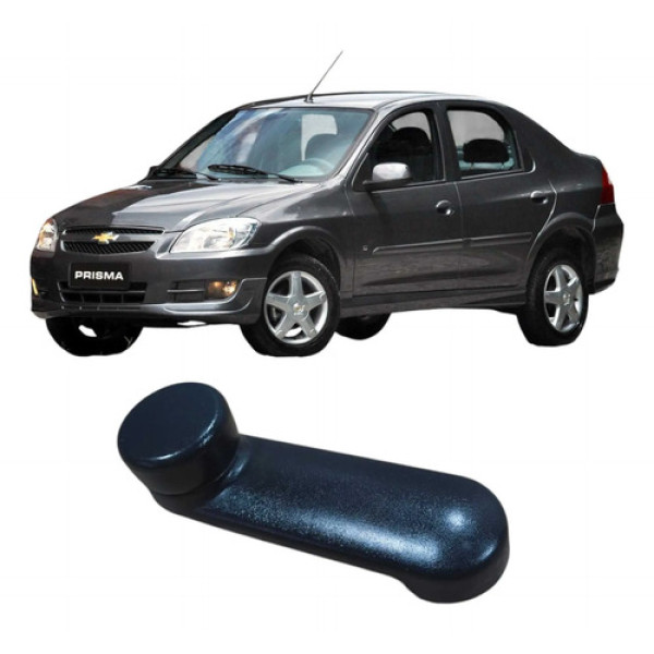 Manivela Vidro Porta Traseira Direita Prisma 2012 90224834 Preto