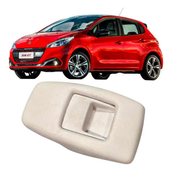 Botão Regulagem Cinto Dianteiro Esquerdo Peugeot 208 2017 Bege