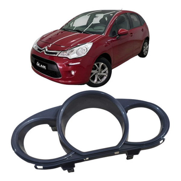 Moldura Painel Instrumento Citroën C3 2013 1.5 9676054977