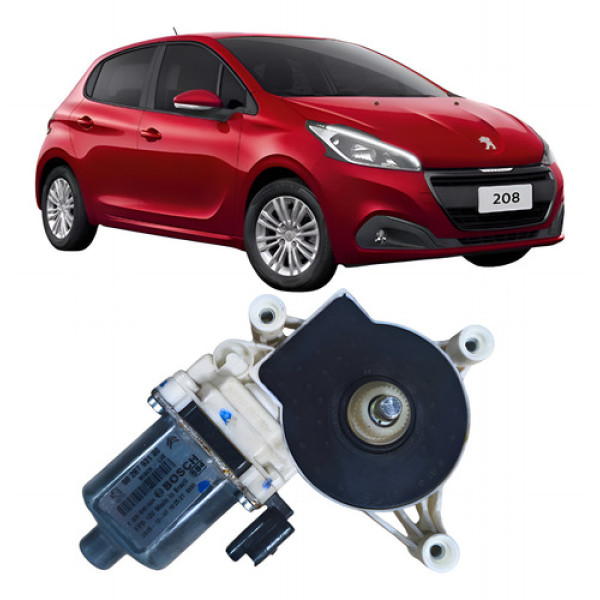 Motor Máquina Vidro Traseiro Direito Peugeot 208 2019