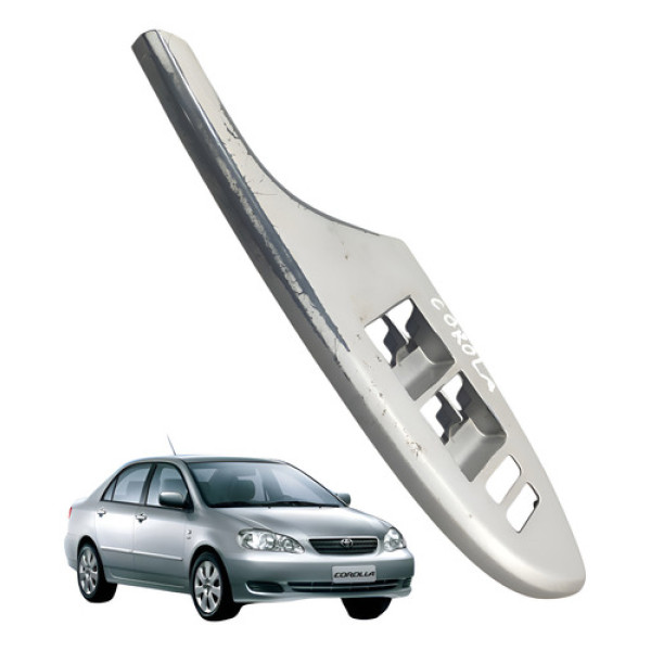 Moldura Comando Vidro Corolla Dianteiro Esquerdo 2009 2010,