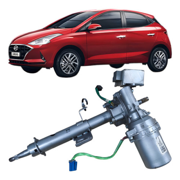 Coluna Direção Elétrica Com Módulo Hyundai Hb20 2019 A 2022