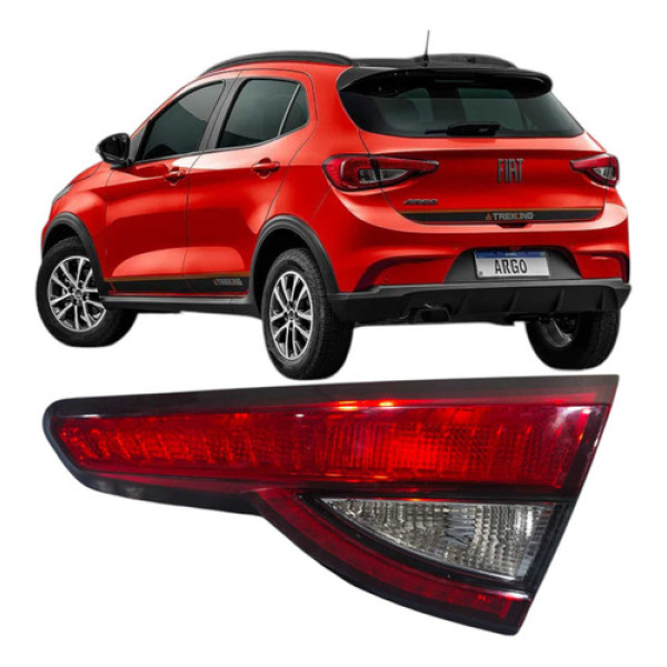 Lanterna Direito Tampa Traseira  Fiat Argo 2023 49440748 Esquerdo/motorista Transparente