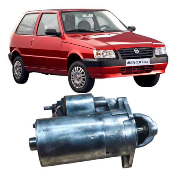 Motor De Arranque Fiat Uno Mille 2006 F000alo309