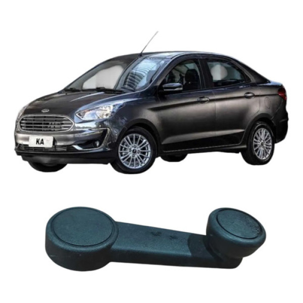Manivela Vidro Traseiro Ford Ka 2019 1.5 3c Original Preto