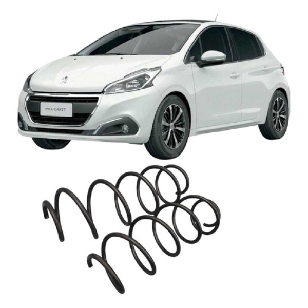 Par De Molas Dianteira Peugeot 208 2017