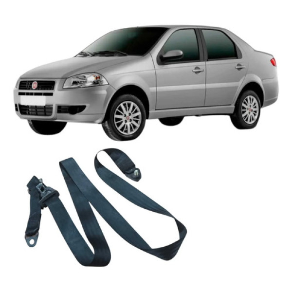 Cinto Segurança Dianteiro Esquerdo Fiat Siena 2013 Original