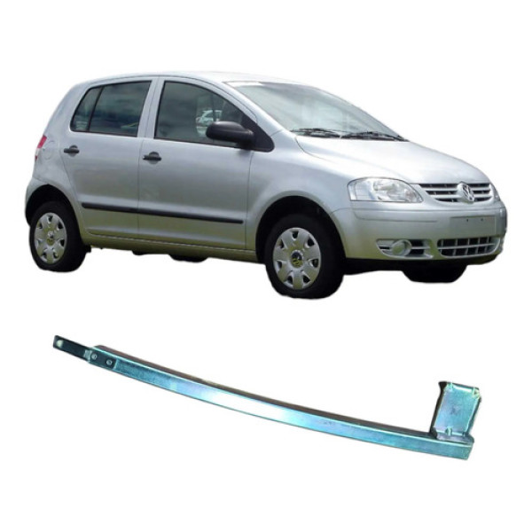 Trilho Guia Vidro Porta Diant Esq Vw Fox 1.0 2010 5z4837417a Prateado