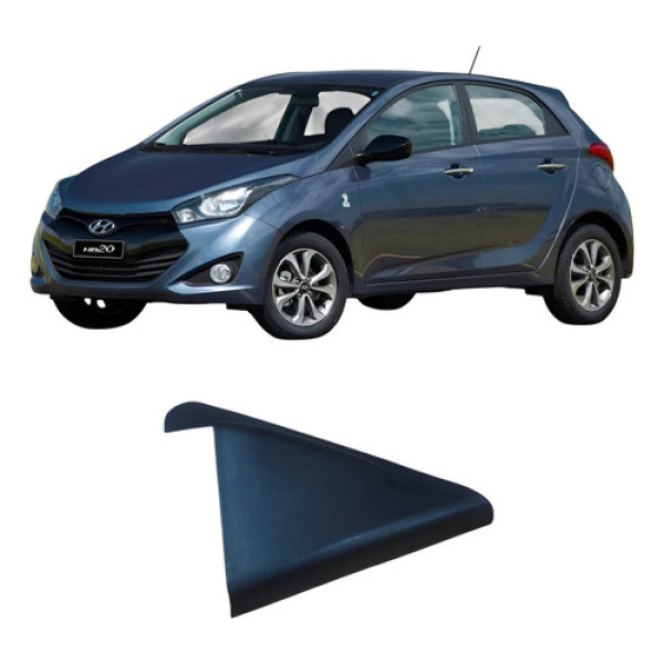 Moldura Interna Traseira Esquerda Hyundai Hb20 2017 839111s2 Preto