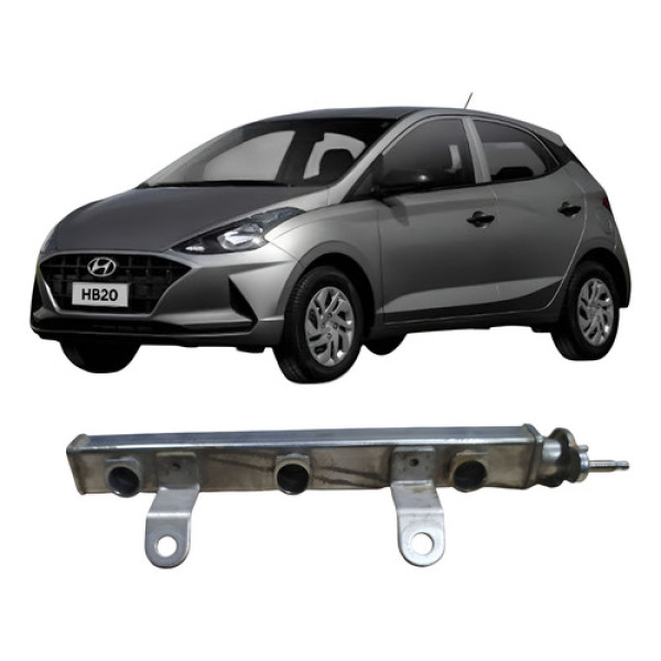 Flauta Bico Injetor Hyundai Hb20 2021 3535004br0