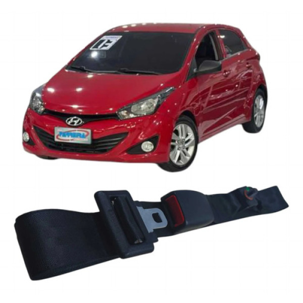 Cinto Engate Traseiro Hyundai Hb20 2013 1.0 12102605 Preto