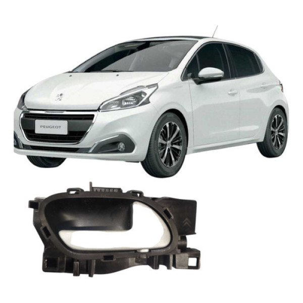Maçaneta Interna Traseira Direita Peugeot 208 2017  96802455 Traseira