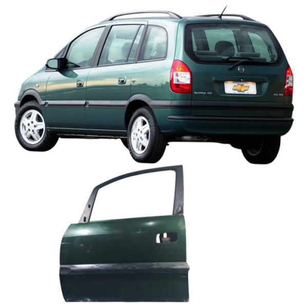 Porta Dianteira Esquerda Verde Gm Zafira 2.0 2002 29292b2 Dianteira Esquerda Verde