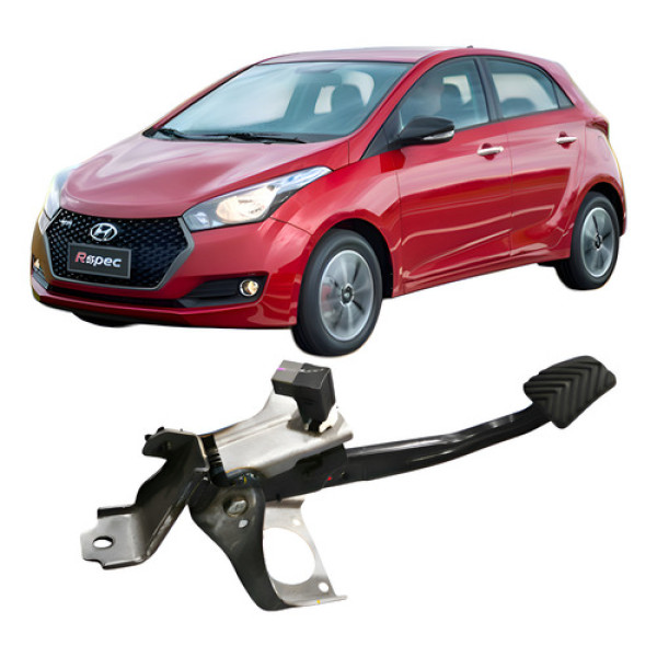 Pedal Freio Hyundai Hb20 1.0 3c 2017-2020 328001s800 Branco. Branco