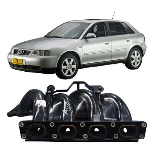 Coletor Admissão Inferior 1.6 Sr Audi A3 Golf 1999 A 2009