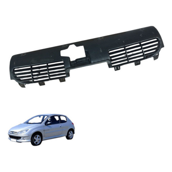 Grade Parachoque Superior Central Di Peugeot 206 1999 A 2011 1 1