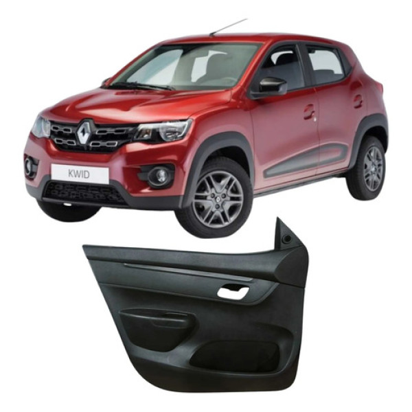 Porta Dianteira Esquerda Renault Kwid 1.0 3c 2018 Dianteira Esquerdo Preto