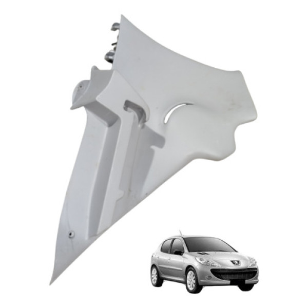 Acabamento Bagagito Traseiro Direito Peugeot 207 2010 Cinza Cinza