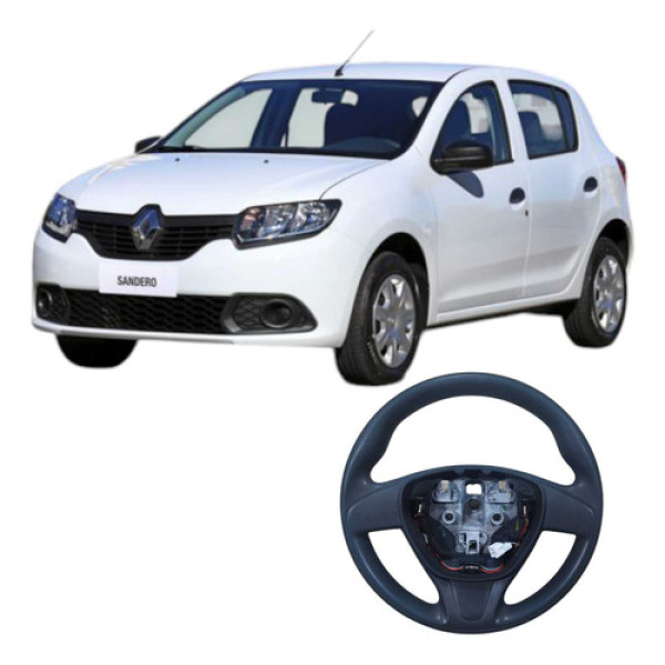 Volante Direção Renault Sandero 2017 .