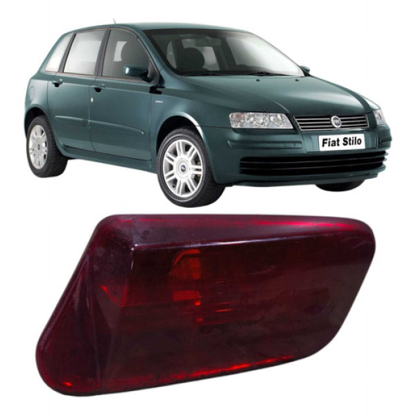Lanterna Esquerda Tampa Fiat Stilo 2003 46786565 Esquerdo/motorista Vermelho