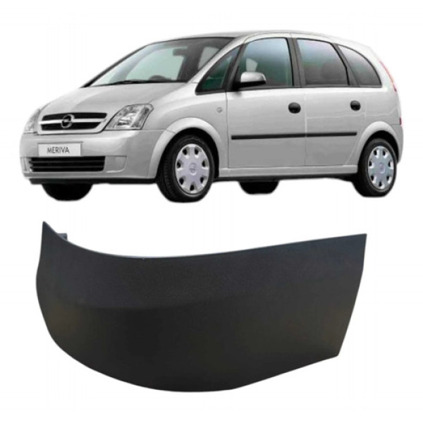 Acabamento Banco Traseiro Direito Gm Meriva 2012 93348241 Preto