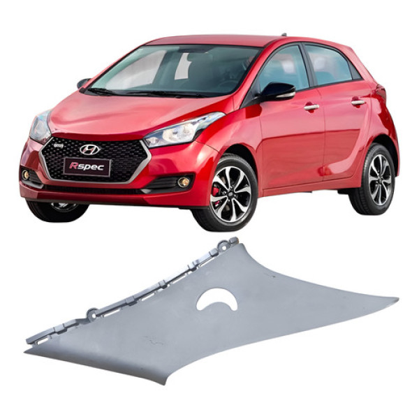 Acabamento Coluna Traseiro Direito Hyundai Hb20 2017 Branco