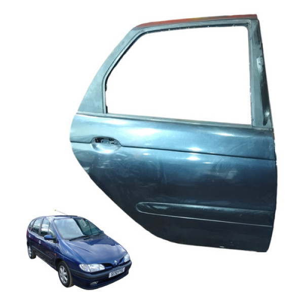 Porta Traseira Direita Renault Scenic 4 Portas  1999 A 2011 Traseira Direito 1